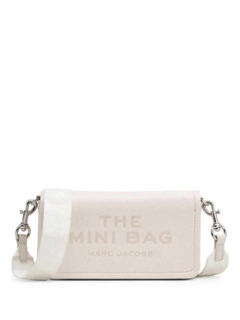 Marc Jacobs Mini Bag in Off-White with Silver Hardware